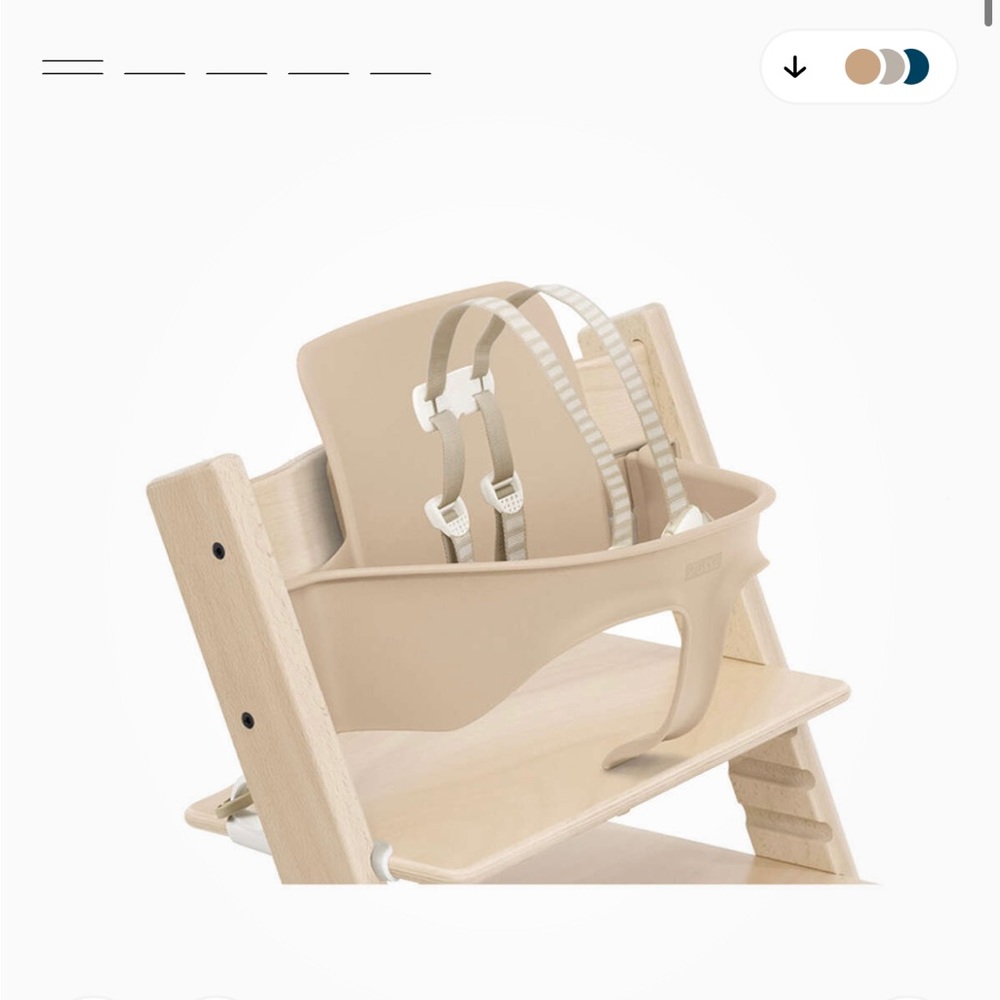 Stokke Tripp Trapp Baby Toddler Set Natural Color